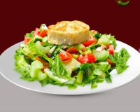 Salade chèvre chaud