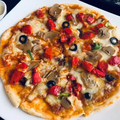 Pizzas base crème fraîche